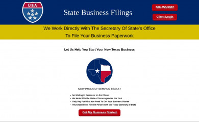 statebusinessfilings.com screenshot
