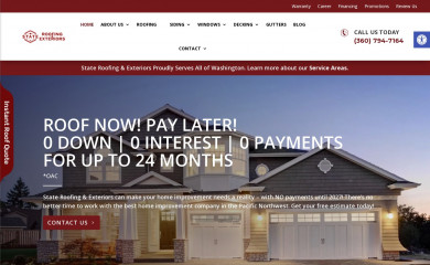 stateroofing.com screenshot