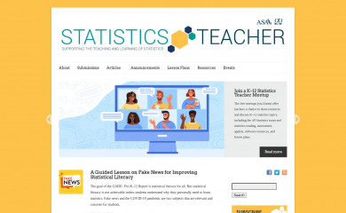 statisticsteacher.org screenshot