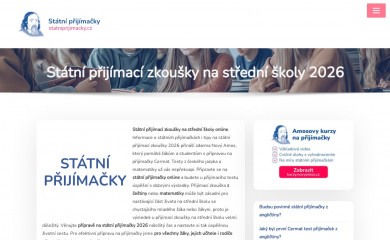 statniprijimacky.cz screenshot