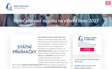 statniprijimacky.cz screenshot