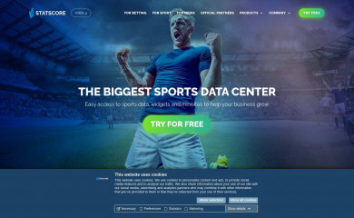 statscore.com screenshot