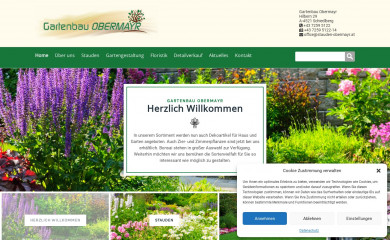 stauden-obermayr.at screenshot