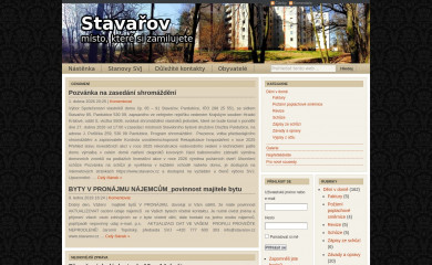 stavarov.cz screenshot