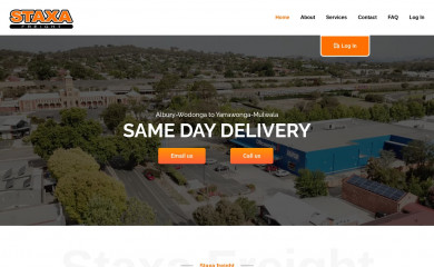 staxafreight.com.au screenshot