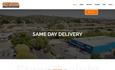 staxafreight.com.au screenshot