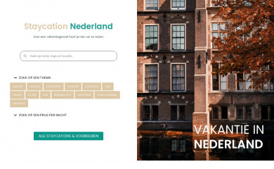 staycation-nederland.nl screenshot