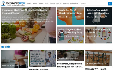 stayhealthyadvice.com screenshot