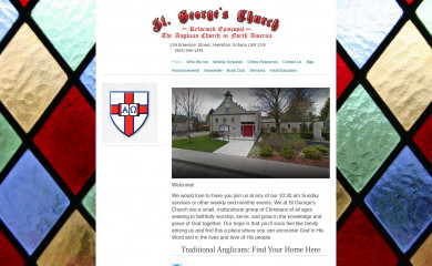stgeorgehamilton.ca screenshot
