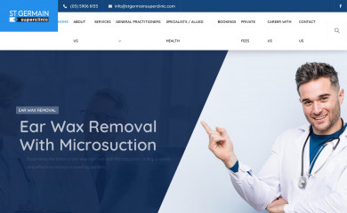 stgermainsuperclinic.com.au screenshot