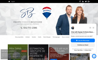 stdenisbouchard.com screenshot