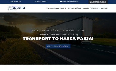 ste-logistics.com screenshot