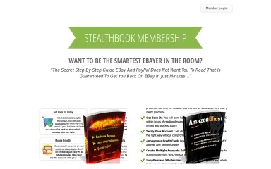 stealthbook.com screenshot