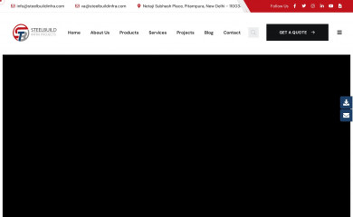 steelbuildinfra.com screenshot