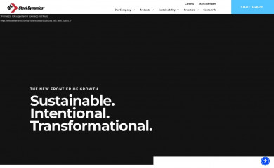 steeldynamics.com screenshot