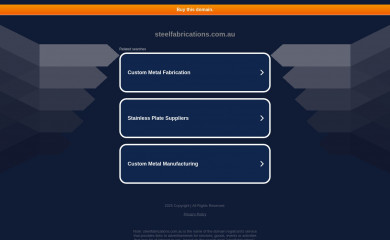 steelfabrications.com.au screenshot