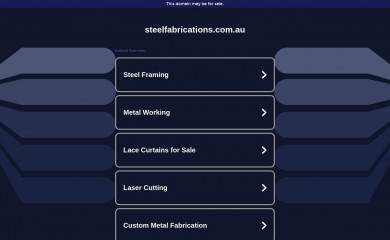 steelfabrications.com.au screenshot