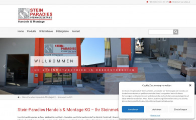 stein-paradies.at screenshot