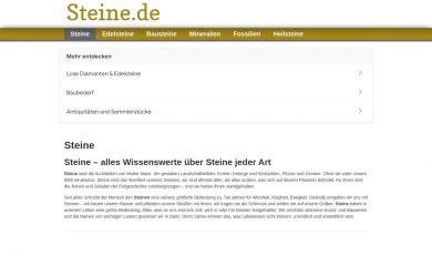 steine.de screenshot