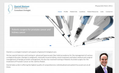 steinerurology.com.au screenshot