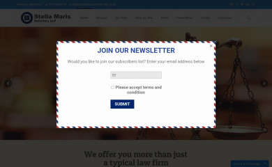 stellamarissolicitorsllp.co.uk screenshot
