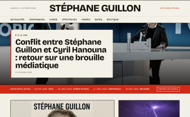stephaneguillon.fr screenshot
