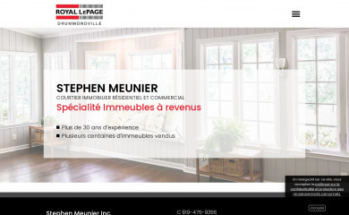 stephenmeunier.com screenshot