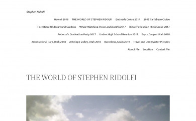 stephenridolfi.com screenshot