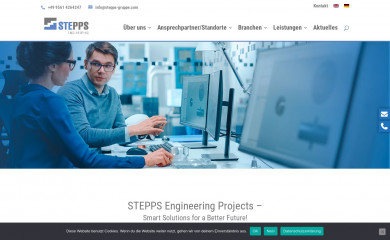 stepps-engineering.com screenshot