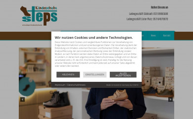steps-kinderschuhe.de screenshot