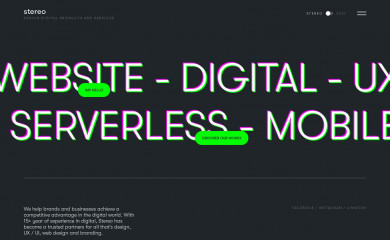 stereoagency.com screenshot