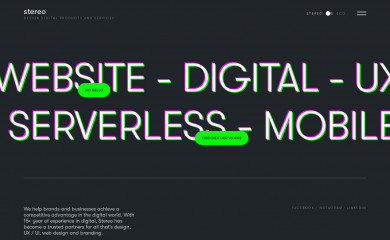 stereo.agency screenshot