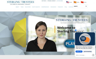 sterlingtrustees.com screenshot