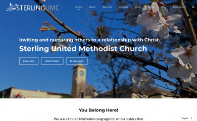 sterlingumc.org screenshot