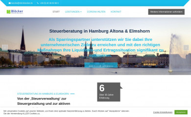 steuerberater-blöcker.de screenshot