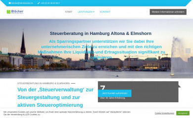 steuerberater-blöcker.de screenshot