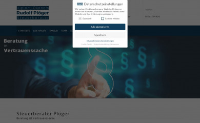 steuerberater-ploeger.de screenshot