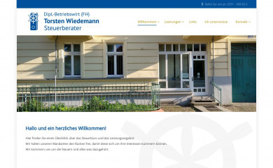 steuerberater-wiedemann.de screenshot