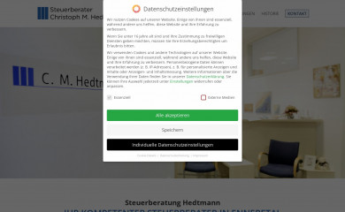 steuerberatung-hedtmann.de screenshot