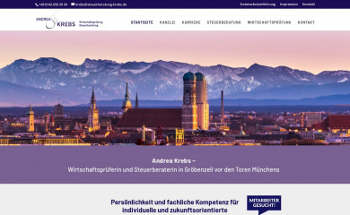 steuerberatung-krebs.de screenshot