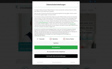 steuerberatungkeller.de screenshot