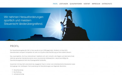 steuerkanzlei-fahl.de screenshot