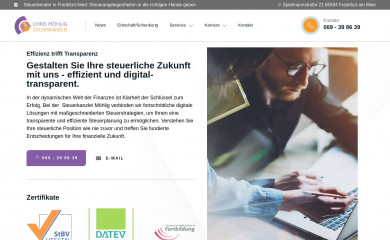 steuerkanzlei-moehlig.de screenshot