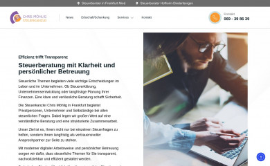 steuerkanzlei-moehlig.de screenshot