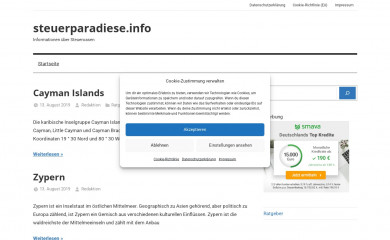 steuerparadiese.info screenshot