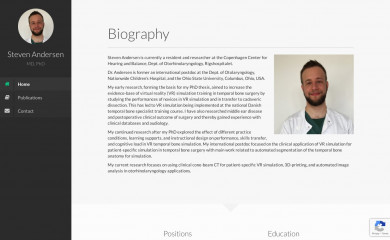 stevenarild.dk screenshot