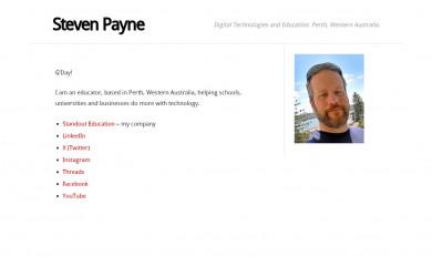 stevenpayne.com screenshot
