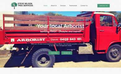 stevewilsontreeservices.com.au screenshot