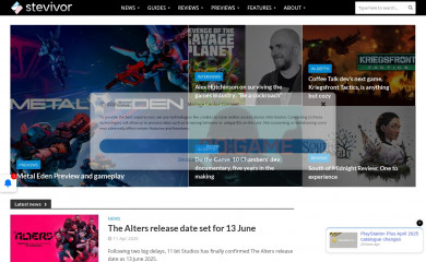 stevivor.com screenshot