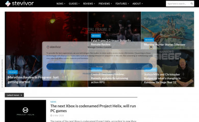 stevivor.com screenshot